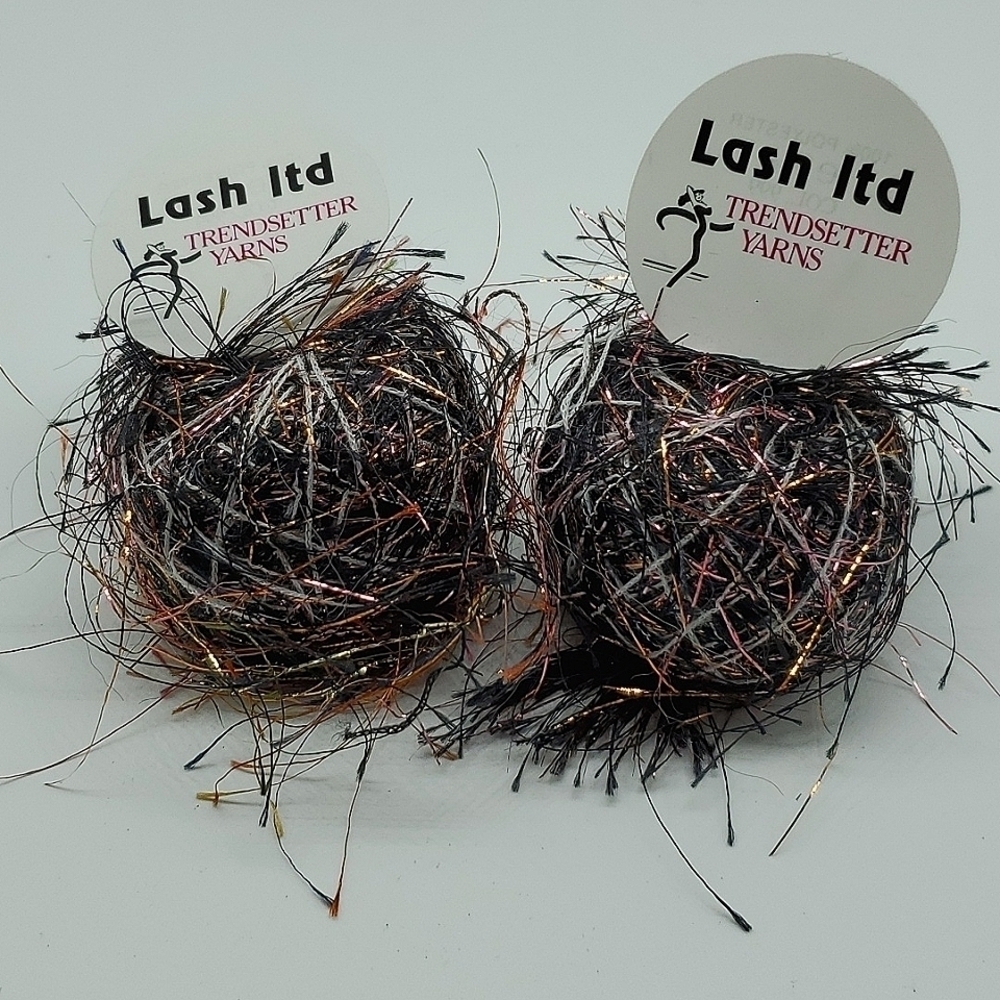 Trendsetter Eyelash Shadow Metal Yarn NWT Copper Tones